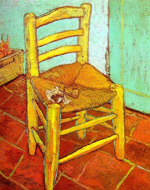 Vincent Van Gogh Artist's Chair with Pipe china oil painting image